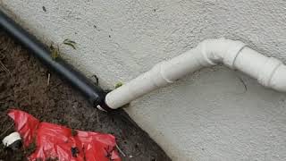 Quick cheap easy way to set up a washing machine leach line #septictank #drain #plumbing #plumber