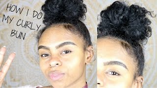 How To Do A Messy Bun With Medium Length Curly Hair