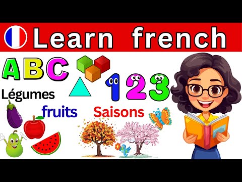 Learn French for kids | Alphabet français | French vocabulary | Colors fruits | French language