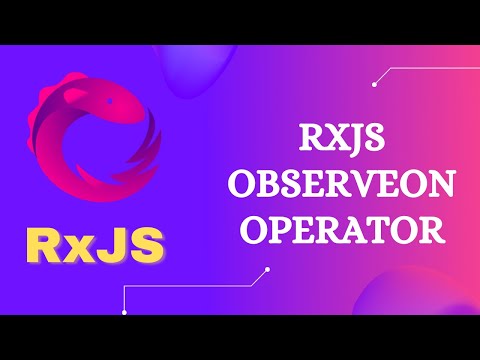 94. RxJS ObserveOn Operator. Learn RxJS Utility ObserverOn Operator - RxJS.
