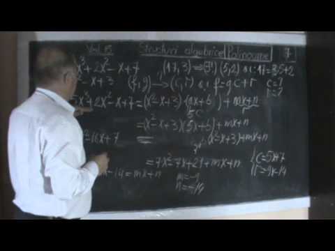 1/2 Lectia 121 - Operatii cu Polinoame - structuri algebrice - lectie demonstrativa din Vol. 15
