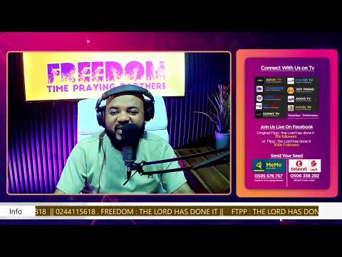 (Episode1446) FTPP MIDNIGHT PRAYER 16TH FEBRUARY MONDAY MORNING