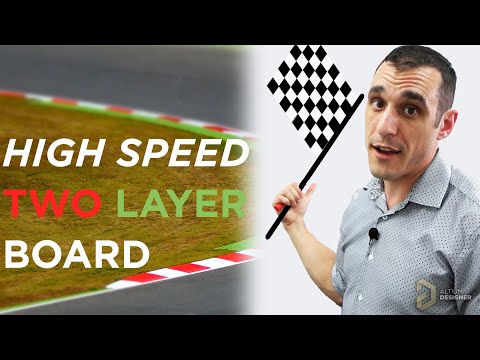 High-Speed Routing on a Two-Layer Board