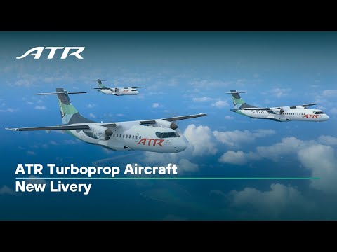ATR Turboprop Aircraft New Livery