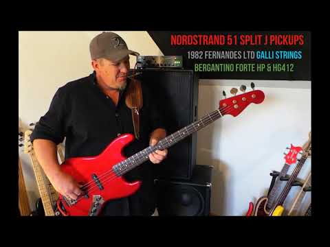 DEMO - Nordstrand 51 Split-J (hum canceling) pickups - Andy Irvine