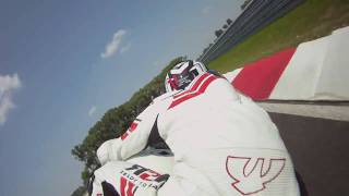 preview picture of video 'Slovakiaring Onboard on CBR 600 RR, rider Doufy #64'