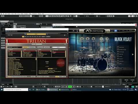 Trilian bass and addictive drums 2