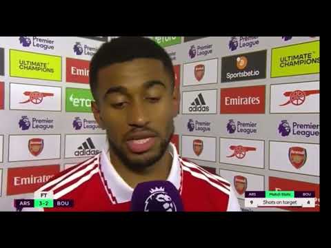 Arsenal 3 - Bournemouth 2 | Reiss Nelson Post Match Interview