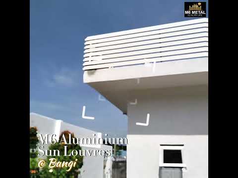 M6 Aluminium Sun Louvres @ Bangi