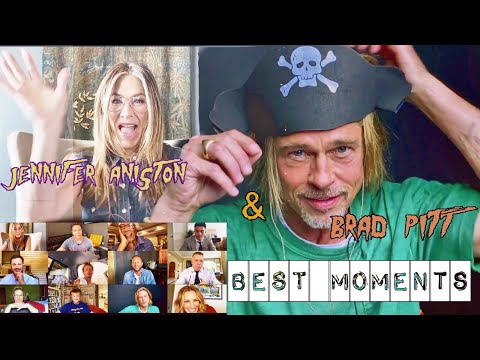 Brad Pitt & Jennifer Aniston best moments 🥰 || ‘Fast Times’ Virtual Table Read