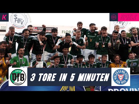 Ekstase in der Schlussphase! Wer holt sich den Landespokal? | VfB Lübeck U19 - Holstein Kiel U19