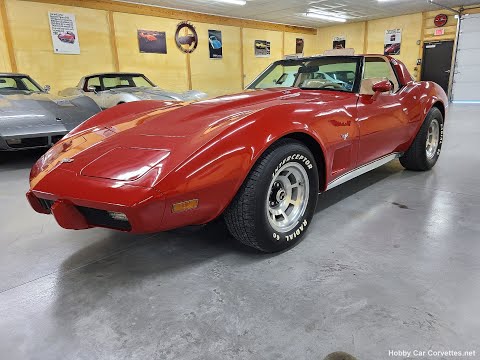 1979 Red Corvette L82 Automatic Tan Leather Int Video