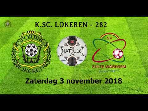 Nat. Elite U16 - Sporting Lokeren -  SV. Zulte Waregem