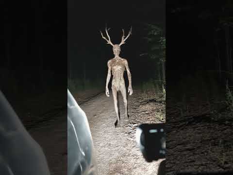 Wendigo Cam Footage   #strangeai #cryptid #wendigo