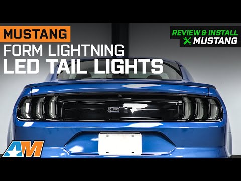2015-2023 Mustang Form Lighting LED Tail Lights; Black Housing; Smoked Lens Review & Install