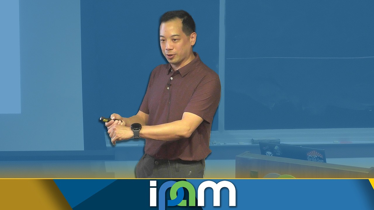 Lenny Ng - New algebraic invariants of Legendrian links - IPAM at UCLA