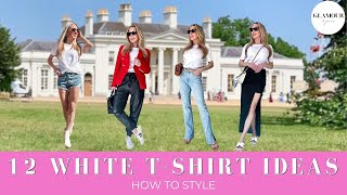 12 White T-Shirt Outfit Ideas | How to Style | Casual to Dressy Outfits