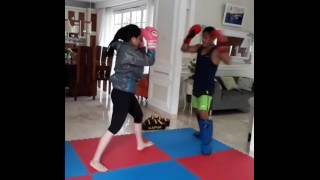 Download lagu Nagita Slavina Semakin Giat Latihan Muaythai mp3