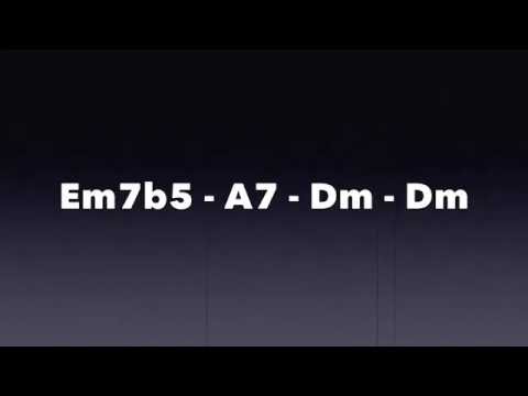 Medium Swing 2-5-1 Jazz Backing Track - D Minor