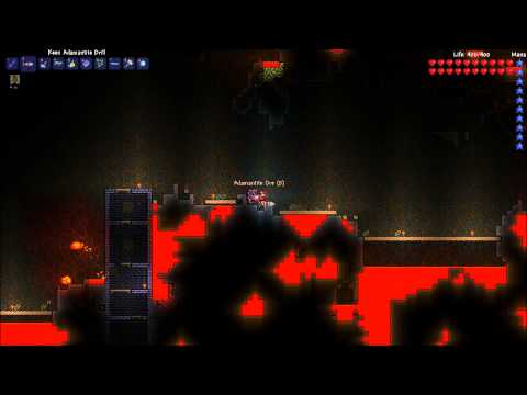 Let's Play Terraria! Ep.54 - Adamantite Armor!