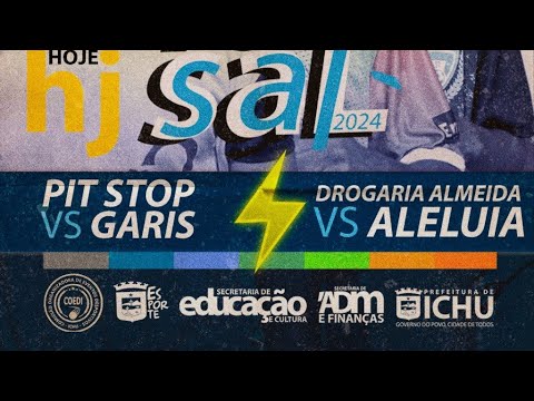 Drogaria Almeida 0 X 3 Aleluia - Super Futsal Ichuense - Apenas 9 minutos e 22 segundos de jogo