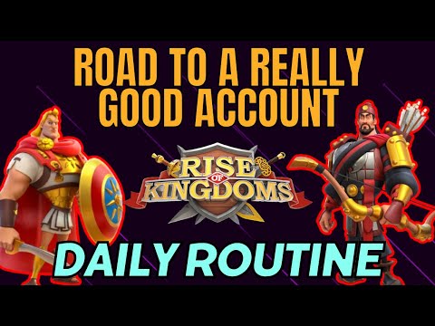 How I make a Really Good F2P Account | Rise of Kingdoms Daily Routine Guide
