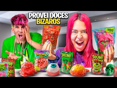 TASTING THE MOST BIZARRE SWEETS *we felt sick