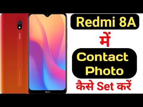 How to set photo on any contact in Redmi 8A || Redmi 8A me contact par photo kaise lagaye ||