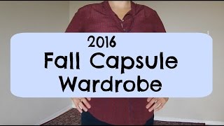 Fall Capsule Wardrobe