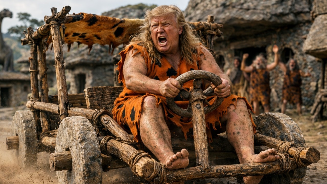 The Trumpstones: Stone Age Livin' (Official AI Parody Music Video)