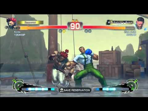 SSF4 AE: Kirds (Akuma) VS Zlos xLuK (Dudley)
