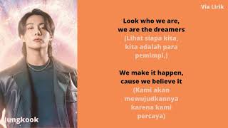 Download lagu Jungkook BTS ft. Fahad Al-kubaisis ( Dreamers FIFA World Cup 2022) lirik lagu terjemah Indonesia mp3