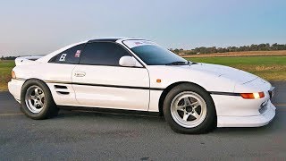 Honda Powered MR2 DESTROYS Supras! (600hp Turbo K24)