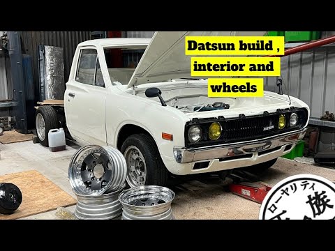 Datsun build , Time for interior and wheels