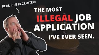 The most illegal job application I