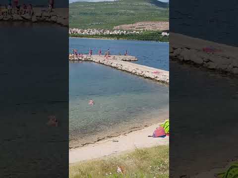 Karin gornij strand #horvátország #nyaralás #dalmacia #tenger #beach #tengerpart #utazás #explore