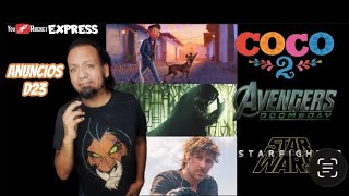COCO 2, DOOMSDAY, STARFIGHTER anuncios D23