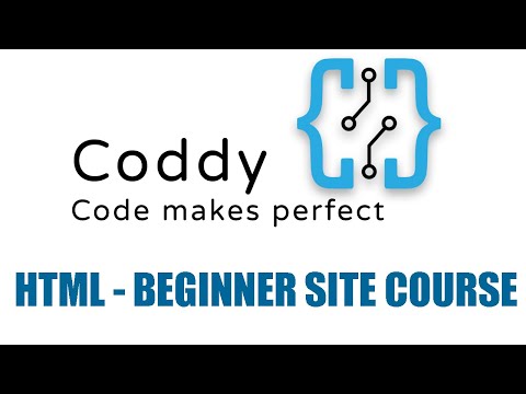 Coddy HTML Beginner Site Course Walkthrough