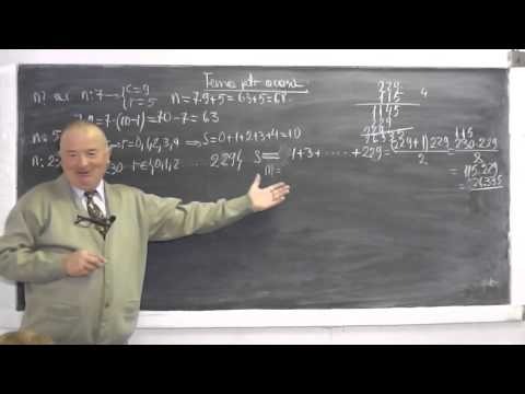 1/2 Lectia 754 Teorema impartirii rest Sume Gauss Aflarea a 2 necunoscute din 2 relatii Tema Clasa 5
