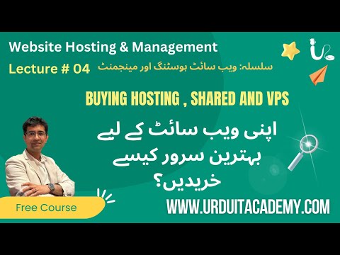 Lecture 1 Web Hosting Management Series What is Domain Name and Hosting Urdu IT Academy
