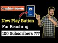 Youtube Graphite Play Button | Youtube Opal Award | Youtube Bronze Award -100 Subscriber Play Button