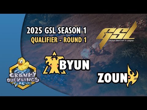 ByuN vs Zoun - TvP | 2025 GSL Season 1: Qualifier - Round 1 | StarCraft 2 Tournament
