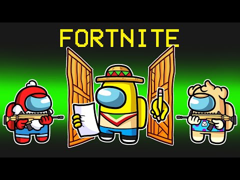 ¡Among Us PERO es FORTNITE! 🔪😲☠️ SILVIOGAMER en AMONG US PERO ⭐