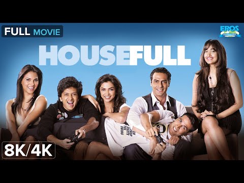 Housefull Full Movie (8K/4K Ultra HD) | Akshay K | Riteish D | Arjun R | Deepika P | Comedy Movie