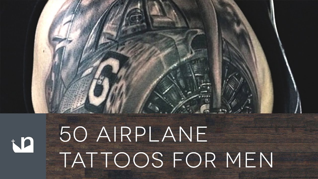 50 Airplane Tattoos For Men