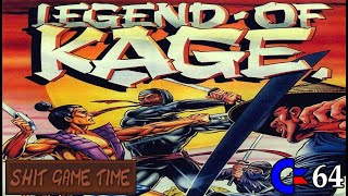 SHIT GAME TIME: LEGEND OF KAGE (C64 - Contains Swearing!)