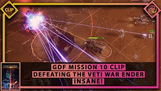 Defeating the Veti War Ender - Tempest Rising GDF Campaign Mission 10 Clip