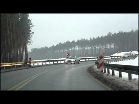 24.12.2010 - A2 Świecko - Nowy Tomyśl, węzeł Rzepin, przejazd w kierunku Rzepina