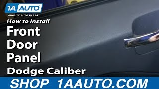 preview picture of video 'How To Remove Install Front Door Panel 2007-12 Dodge Caliber'