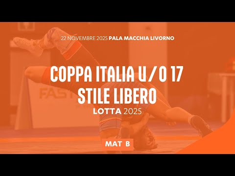 🤼‍♂️ Lotta 👉 Coppa Italia U/O 17 Stile Libero 2025 🔴 Mat B